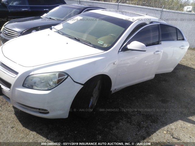 1G1ZJ577X8F168220 - 2008 CHEVROLET MALIBU 2LT BROWN photo 2