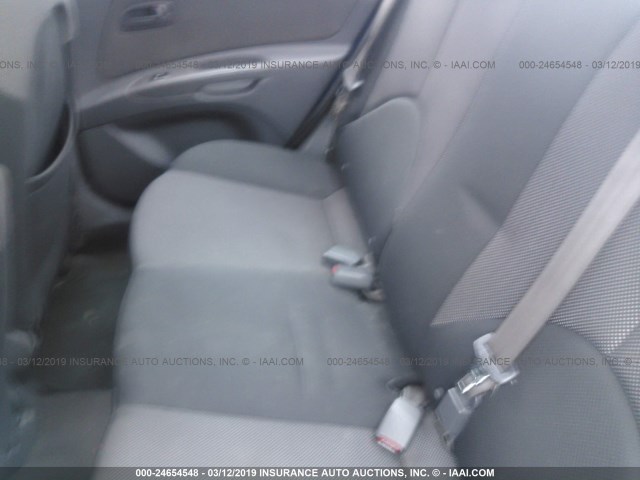 KNADE123776266832 - 2007 KIA RIO LX/SX BLUE photo 8