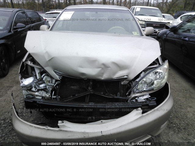 4T1BE32K55U527554 - 2005 TOYOTA CAMRY LE/XLE/SE GOLD photo 6