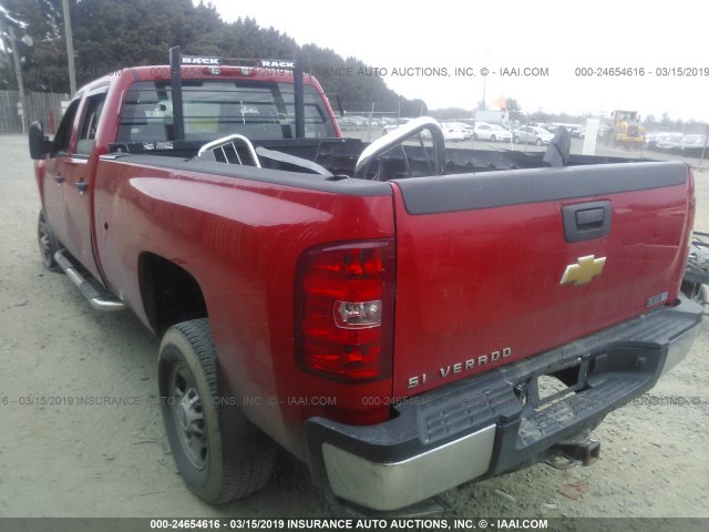 1GC1CVCGXDF183685 - 2013 CHEVROLET SILVERADO C2500 HEAVY DUTY RED photo 3