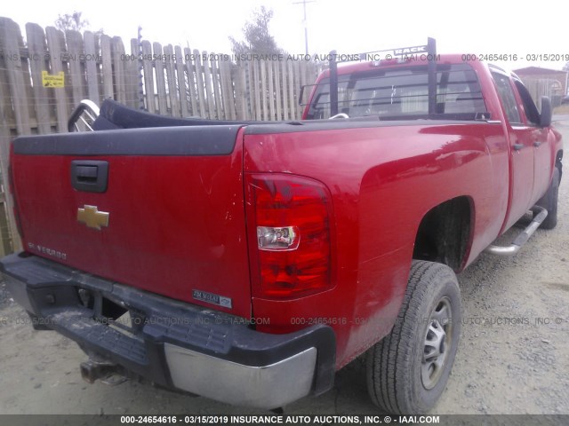 1GC1CVCGXDF183685 - 2013 CHEVROLET SILVERADO C2500 HEAVY DUTY RED photo 4