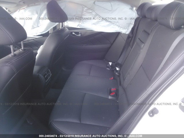 JN1CV7APXGM203700 - 2016 INFINITI Q50 PREMIUM WHITE photo 8