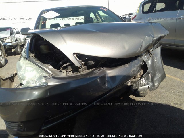 4T1BE32K35U557393 - 2005 TOYOTA CAMRY LE/XLE/SE GRAY photo 6