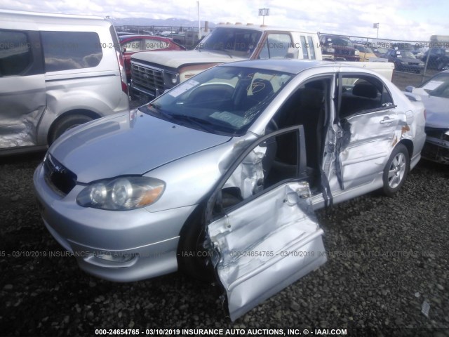 1NXBR32E76Z578747 - 2006 TOYOTA COROLLA CE/LE/S SILVER photo 2