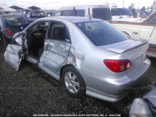 1NXBR32E76Z578747 - 2006 TOYOTA COROLLA CE/LE/S SILVER photo 3