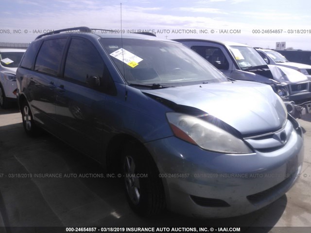 5TDZK23C48S194544 - 2008 TOYOTA SIENNA CE/LE BLUE photo 1