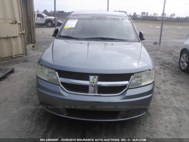 3D4GG57V29T238038 - 2009 DODGE JOURNEY SXT BLUE photo 6