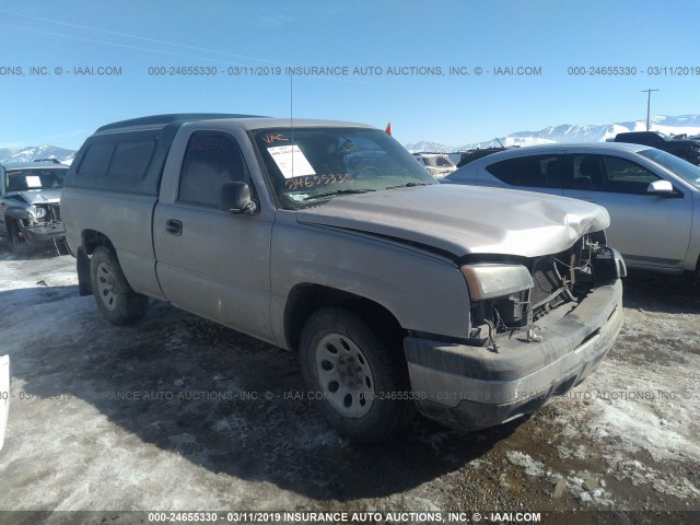 3GCEC14X86G249161 - 2006 CHEVROLET SILVERADO C1500 SILVER photo 1