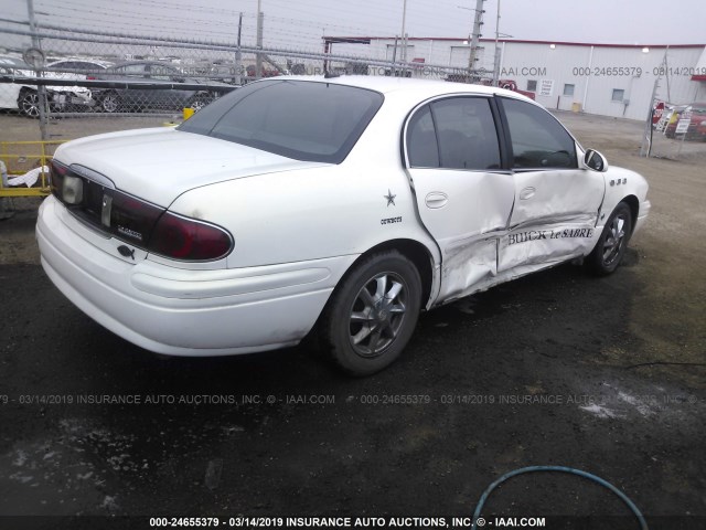 1G4HR54K05U236435 - 2005 BUICK LESABRE LIMITED WHITE photo 4