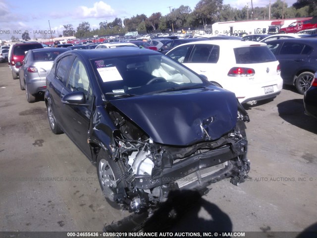 JTDKDTB38F1109878 - 2015 TOYOTA PRIUS C GRAY photo 1