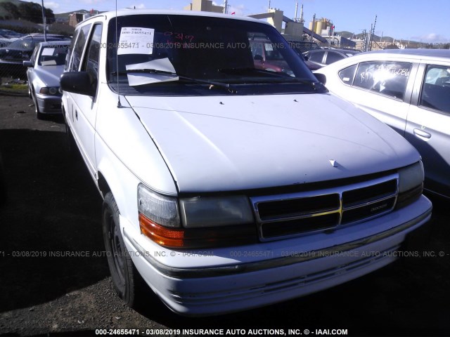 2B4GH2532PR280846 - 1993 DODGE CARAVAN WHITE photo 1