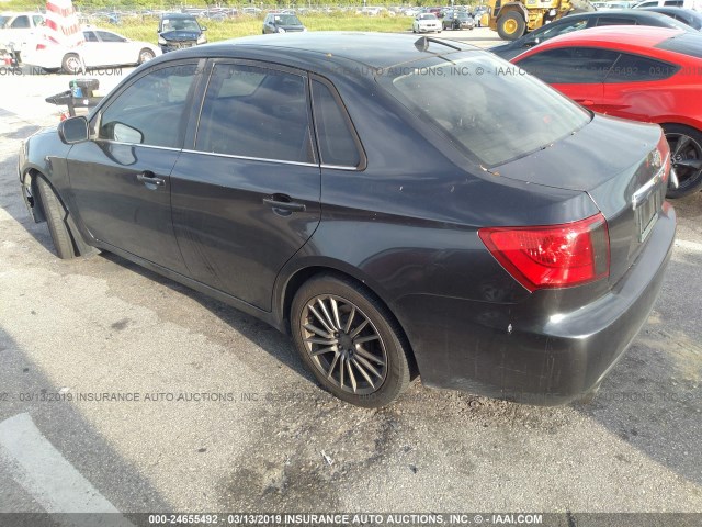 JF1GE61679H520335 - 2009 SUBARU IMPREZA 2.5I GRAY photo 3