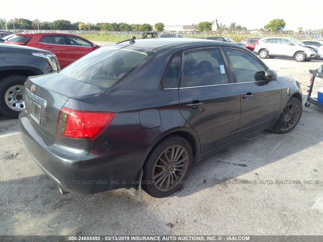 JF1GE61679H520335 - 2009 SUBARU IMPREZA 2.5I GRAY photo 4