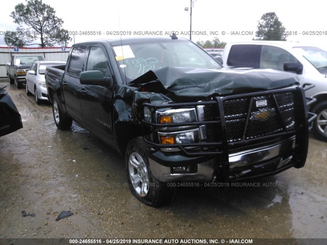 3GCUKREC7FG138870 - 2015 CHEVROLET SILVERADO K1500 LT GREEN photo 1