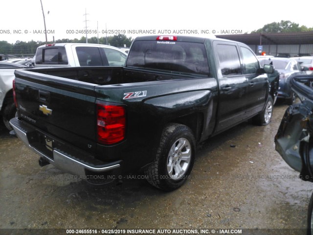 3GCUKREC7FG138870 - 2015 CHEVROLET SILVERADO K1500 LT GREEN photo 4