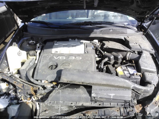 1N4BA41E75C854390 - 2005 NISSAN MAXIMA SE/SL BLACK photo 10