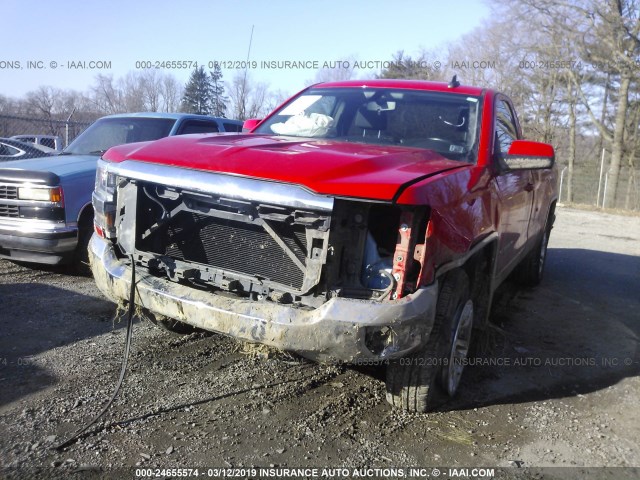 1GCNKREC1GZ146372 - 2016 CHEVROLET SILVERADO K1500 LT RED photo 6