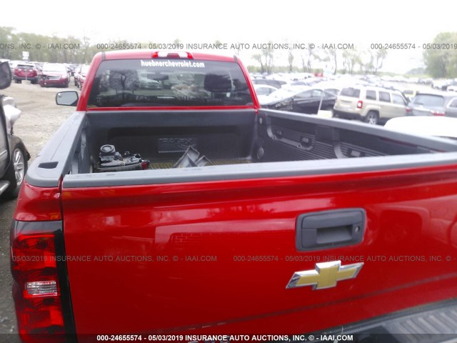 1GCNKREC1GZ146372 - 2016 CHEVROLET SILVERADO K1500 LT RED photo 8