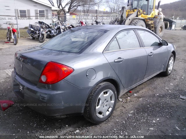 1G2ZF57BX84150121 - 2008 PONTIAC G6 VALUE LEADER/BASE GRAY photo 4