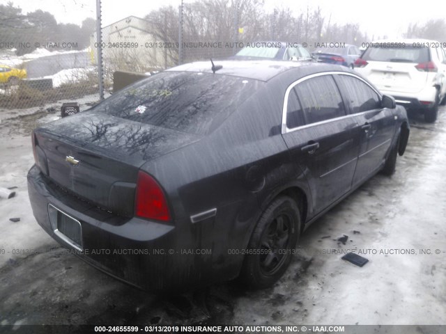 1G1ZG57B08F179830 - 2008 CHEVROLET MALIBU LS 深蓝色 照片 4