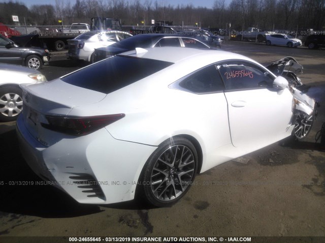 JTHSM5BC2G5002295 - 2016 LEXUS RC 300 WHITE photo 4