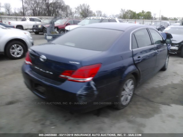 4T1BK36B67U178409 - 2007 TOYOTA AVALON XL/XLS/TOURING/LIMITED BLUE photo 4