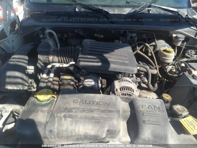 1B7GG22N9YS509146 - 2000 DODGE DAKOTA WHITE photo 10