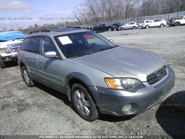 4S4BP62C257369984 - 2005 SUBARU LEGACY OUTBACK 2.5I LIMITED SILVER photo 1