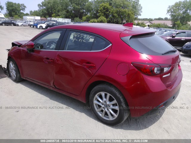 JM1BM1M73E1214248 - 2014 MAZDA 3 GRAND TOURING RED photo 3