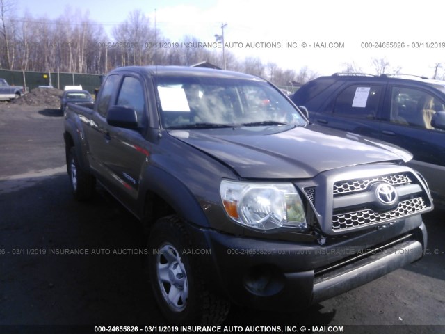 5TFUX4EN6BX006615 - 2011 TOYOTA TACOMA ACCESS CAB ნაცრისფერი ფოტო 1