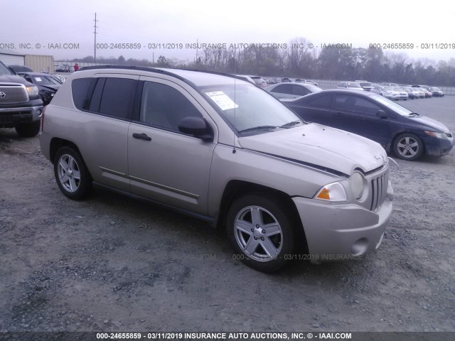 1J4FT47B89D117275 - 2009 JEEP COMPASS SPORT GOLD photo 1