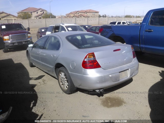 2C3HE66G92H209560 - 2002 CHRYSLER 300M SILVER photo 3