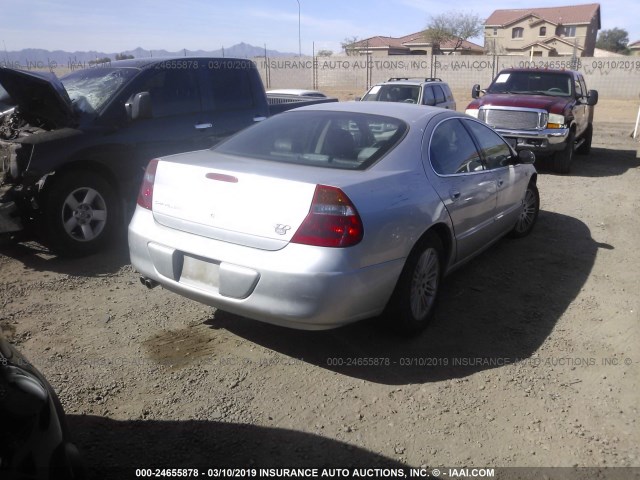 2C3HE66G92H209560 - 2002 CHRYSLER 300M SILVER photo 4