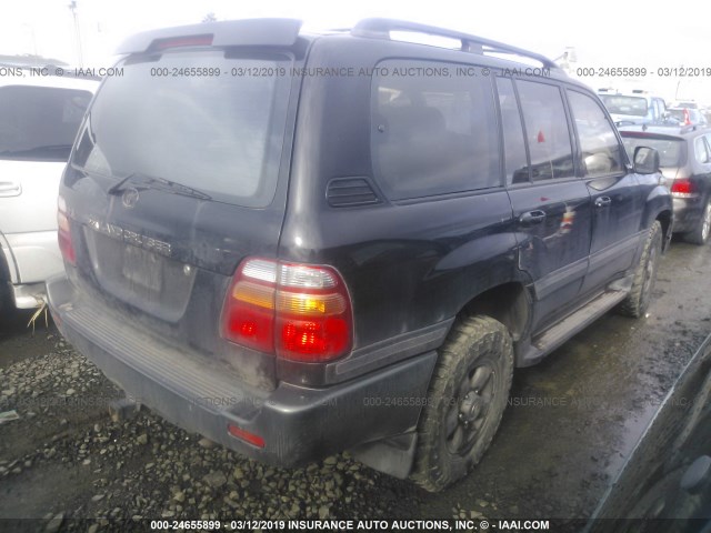 JT3HT05J1Y0081747 - 2000 TOYOTA LAND CRUISER  BLACK photo 4