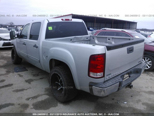 3GTP1VE06BG105898 - 2011 GMC SIERRA C1500 SLE SILVER photo 3