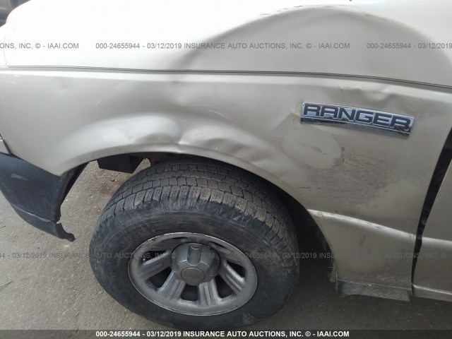 1FTYR10D97PA51225 - 2007 FORD RANGER GOLD photo 6