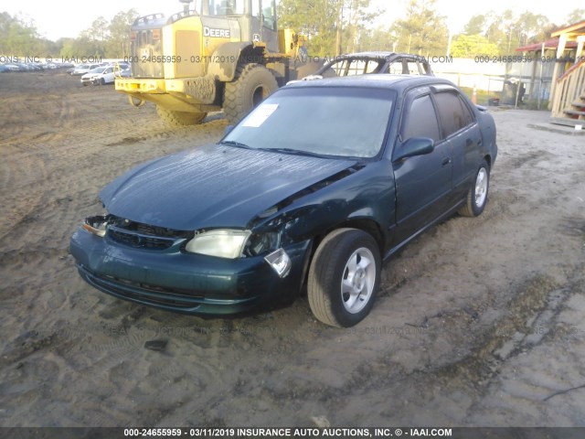 1NXBR18E6WZ092359 - 1998 TOYOTA COROLLA VE/CE/LE 绿色 照片 2