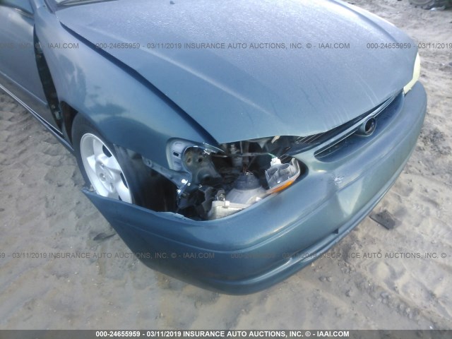 1NXBR18E6WZ092359 - 1998 TOYOTA COROLLA VE/CE/LE 绿色 照片 6