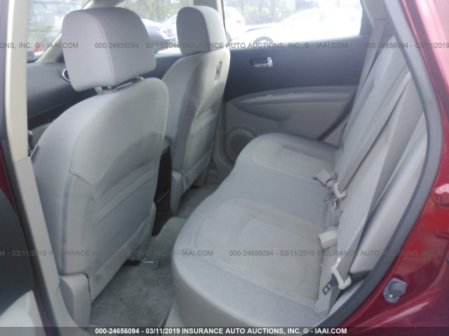 JN8AS5MT9DW037149 - 2013 NISSAN ROGUE S/SV RED photo 8