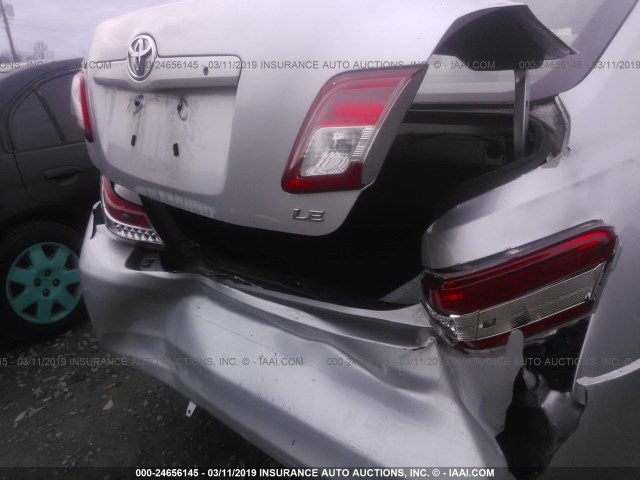 4T1BF3EK0BU189212 - 2011 TOYOTA CAMRY SE/LE/XLE SILVER photo 6