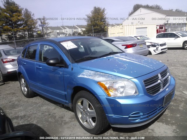 1B3HB48A29D162348 - 2009 DODGE CALIBER SXT BLUE photo 1