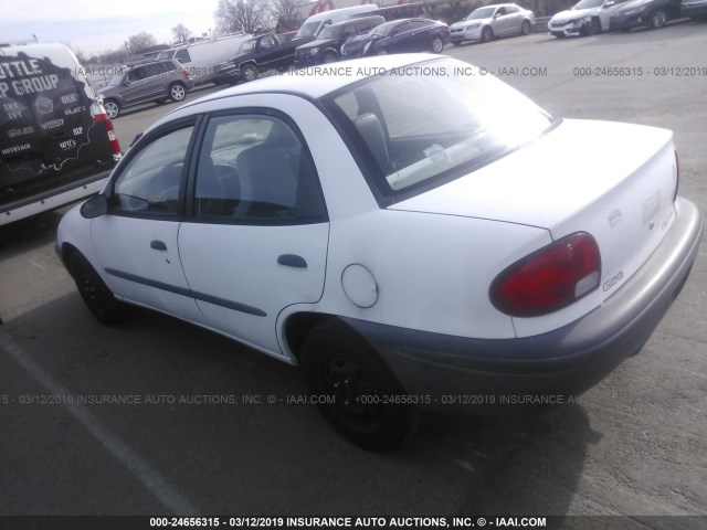 2C1MR5291T6754730 - 1996 GEO METRO LSI WHITE photo 3