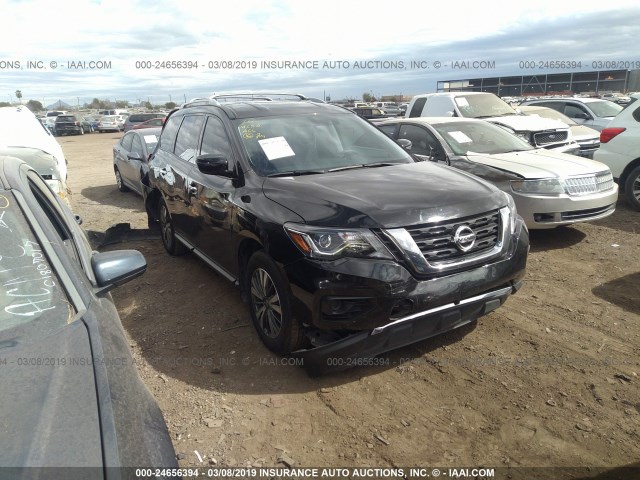 5N1DR2MN5JC606768 - 2018 NISSAN PATHFINDER S/SV/SL/PLATINUM BLACK photo 1