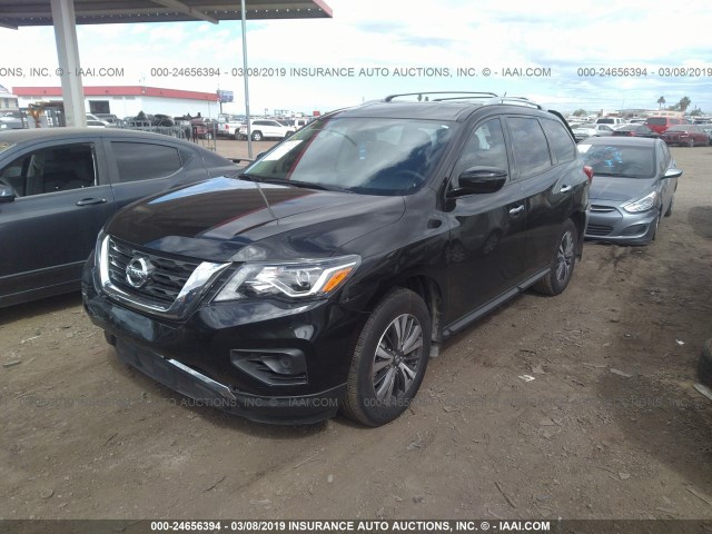 5N1DR2MN5JC606768 - 2018 NISSAN PATHFINDER S/SV/SL/PLATINUM BLACK photo 2
