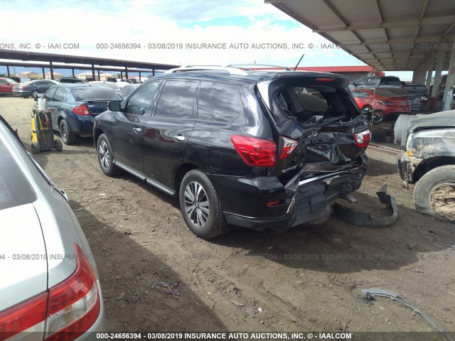 5N1DR2MN5JC606768 - 2018 NISSAN PATHFINDER S/SV/SL/PLATINUM BLACK photo 3