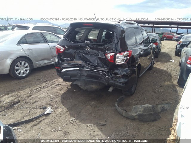 5N1DR2MN5JC606768 - 2018 NISSAN PATHFINDER S/SV/SL/PLATINUM BLACK photo 4