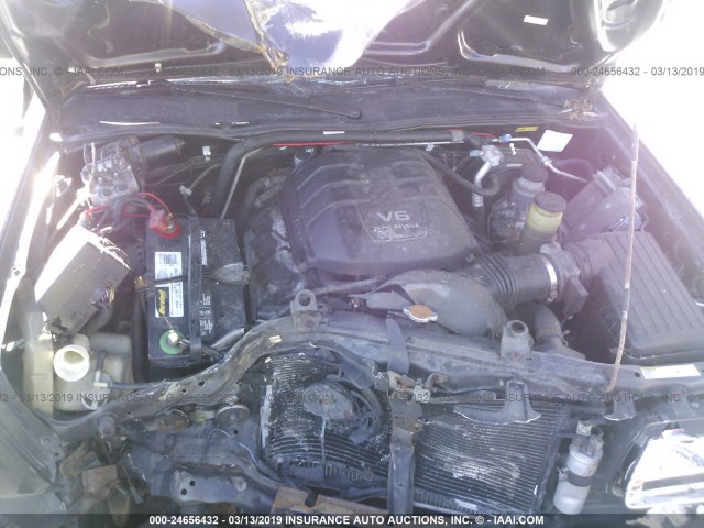 4S2DM58W124336770 - 2002 ISUZU RODEO S/LS/LSE BLACK photo 10