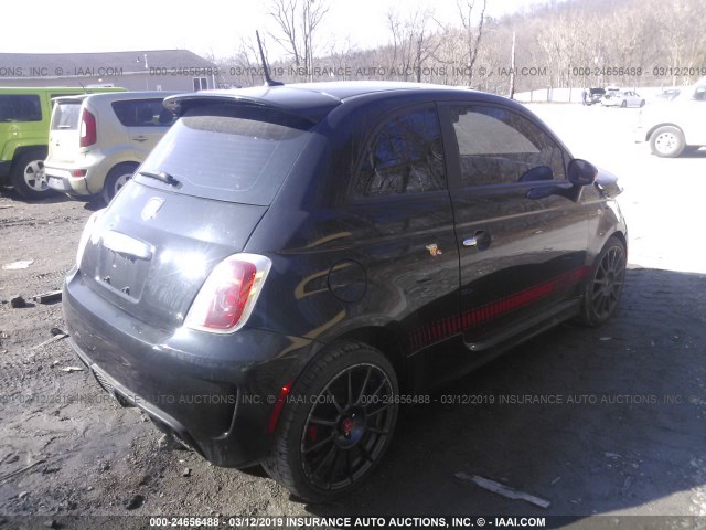 3C3CFFFH4DT560421 - 2013 FIAT 500 ABARTH BLACK photo 4