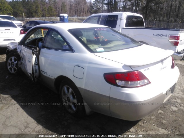 2T1CF22P9XC116234 - 1999 TOYOTA CAMRY SOLARA SE/SLE WHITE photo 3