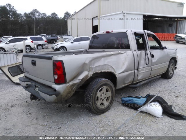 1GCEC19T76Z166973 - 2006 CHEVROLET SILVERADO C1500 BROWN photo 4